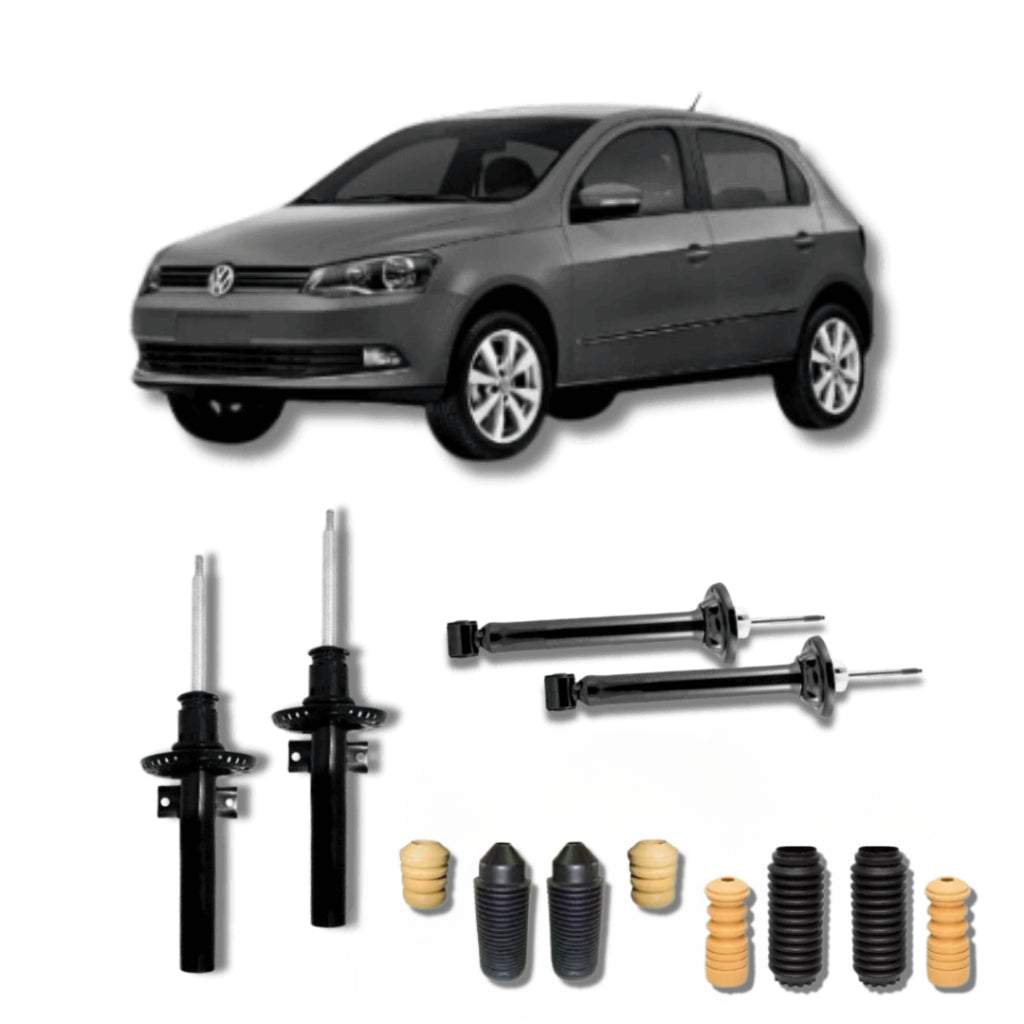 Amortecedor Gol G5 e G6 2008–2016 – kit completo com batente remanufaturado