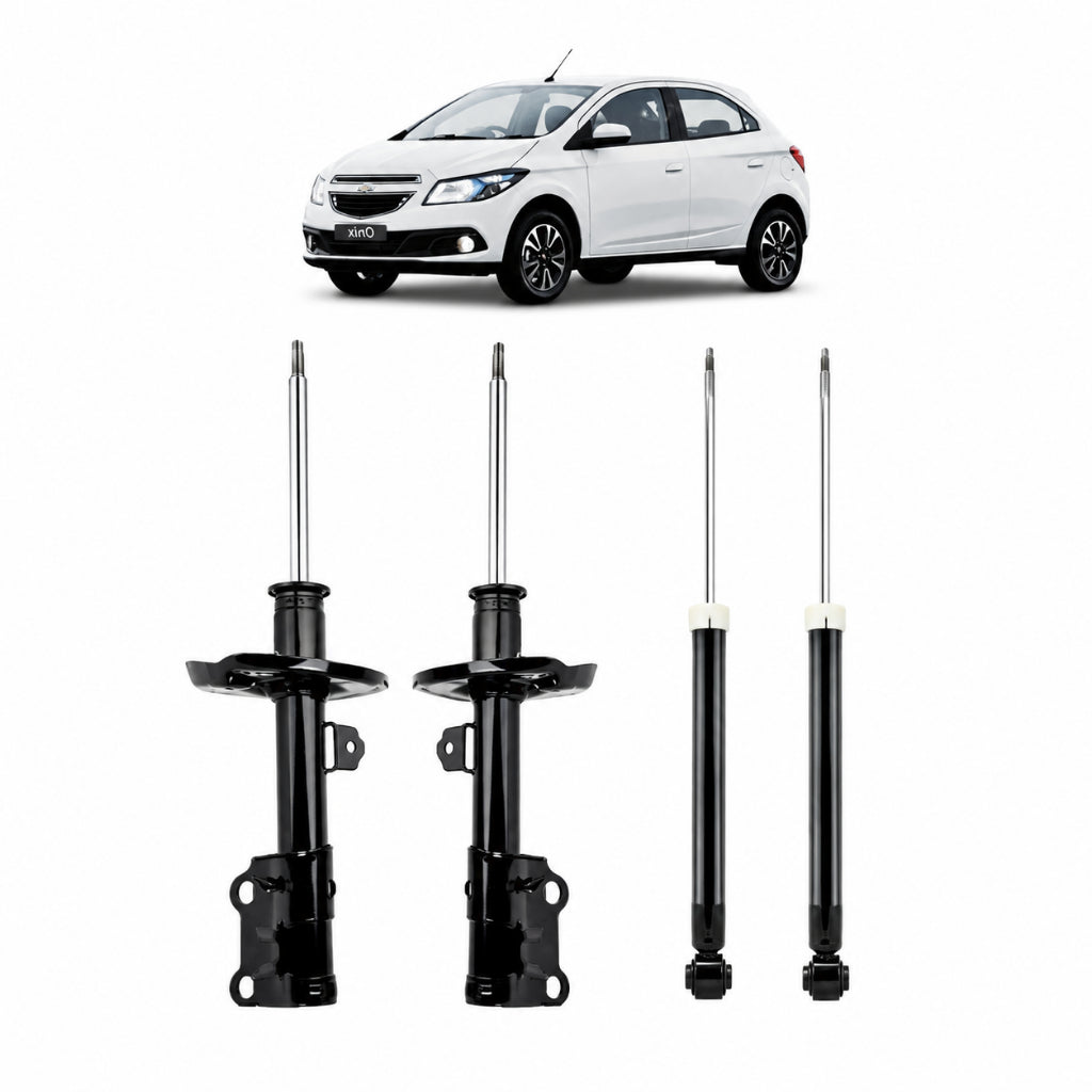 Par de amortecedores remanufaturados para Chevrolet Onix