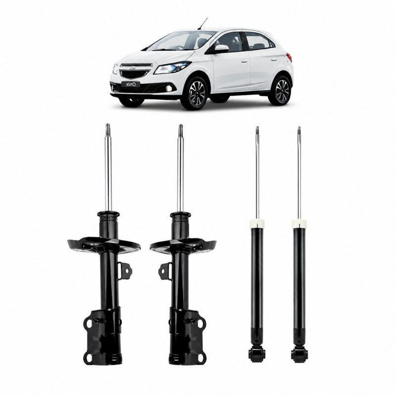 Par de amortecedores remanufaturados para Chevrolet Onix
