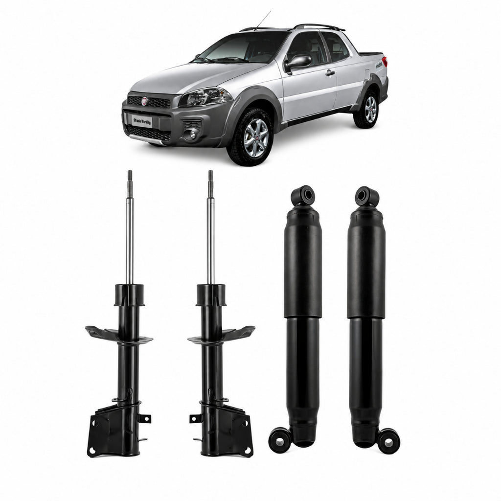 Par de amortecedores para Fiat Strada