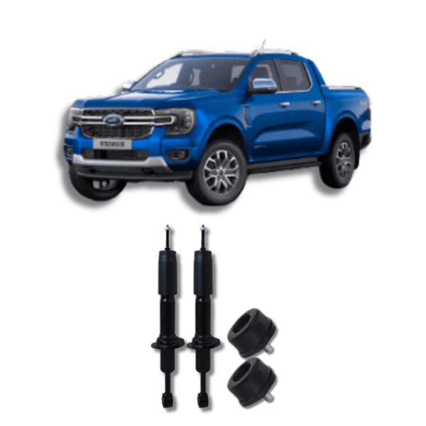 Amortecedores Dianteiros com Kit de Batentes e Guarda-Pó Ford Ranger 2012 até 2023 - Remanufaturado - Felipe Moura Auto Peças