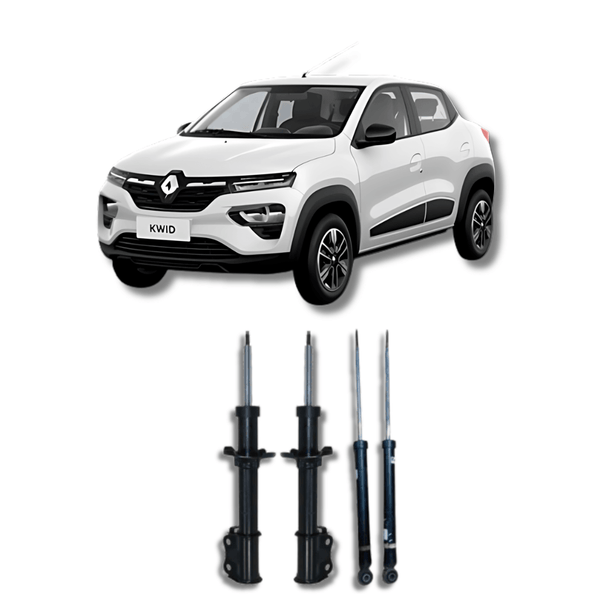 Kit Amortecedores Dianteiros e Traseiros Renault Kwid 2017 Até 2024 - Remanufaturado - Felipe Moura Auto Peças