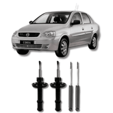 Kit Amortecedores Dianteiros e Traseiros Corsa Sedan 1997 Até 2005 - Remanufaturado - Felipe Moura Auto Peças