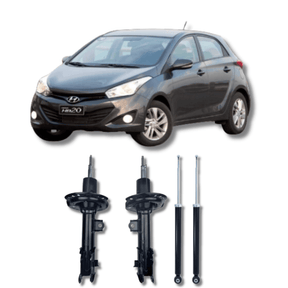 Kit Amortecedores Dianteiros e Traseiros Hyundai HB20 2012 Até 2019 - Remanufaturado - Felipe Moura Auto Peças