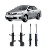 Kit Amortecedores Dianteiros e Traseiros Toyota Corolla 2009 Até 2014 - Remanufaturado - Felipe Moura Auto Peças