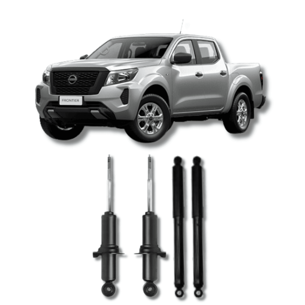 Kit Amortecedores Dianteiros e Traseiros Nissan Frontier 2002 Até 2016 - Remanufaturado - Felipe Moura Auto Peças