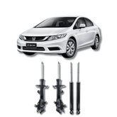 Kit Amortecedores Dianteiros e Traseiros Honda Civic G9 2012 Até 2016 - Remanufaturado - Felipe Moura Auto Peças