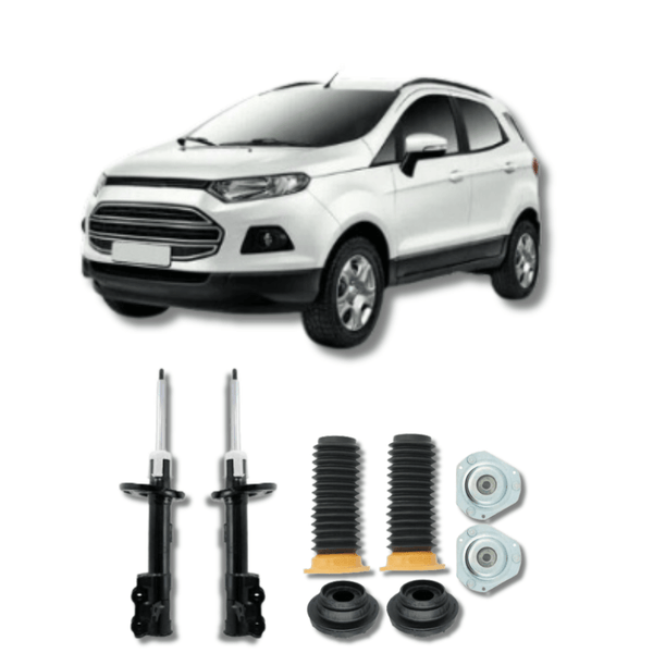 Amortecedores Dianteiros com Kit de Batentes e Guarda-Pó Ford EcoSport 2015 Até 2021 - Remanufaturado - Felipe Moura Auto Peças