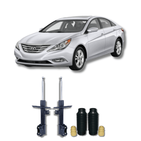 Amortecedores Dianteiros com Kit de Batentes e Guarda-Pó Hyundai Sonata 1985 Até 2019 - Remanufaturado - Felipe Moura Auto Peças