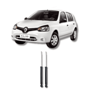Amortecedor Traseiro Renault Clio Pé Inclinado 2013 Até 2016 - Remanufaturado - Felipe Moura Auto Peças