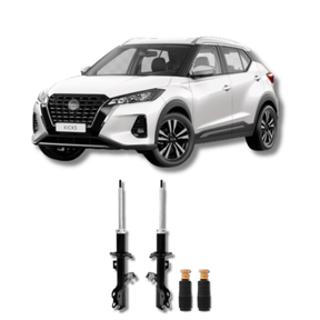 Amortecedores Dianteiros com Kit de Batentes e Guarda-Pó Nissan Kicks 2016 Até 2021 - Remanufaturado - Felipe Moura Auto Peças
