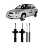 Kit Amortecedores Dianteiros e Traseiros Corsa Classic 1995 Até 2016 - Remanufaturado - Felipe Moura Auto Peças
