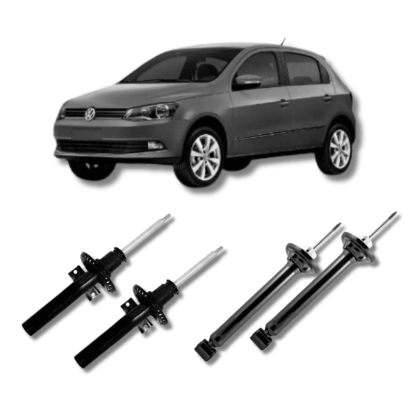 Kit Amortecedores Dianteiros e Traseiros Gol G5/G6 2008 Até 2016 - Remanufaturado - Felipe Moura Auto Peças