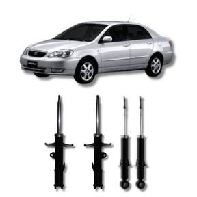 Kit Amortecedores Dianteiros e Traseiros Toyota Corolla 2003 Até 2008 - Remanufaturado - Felipe Moura Auto Peças