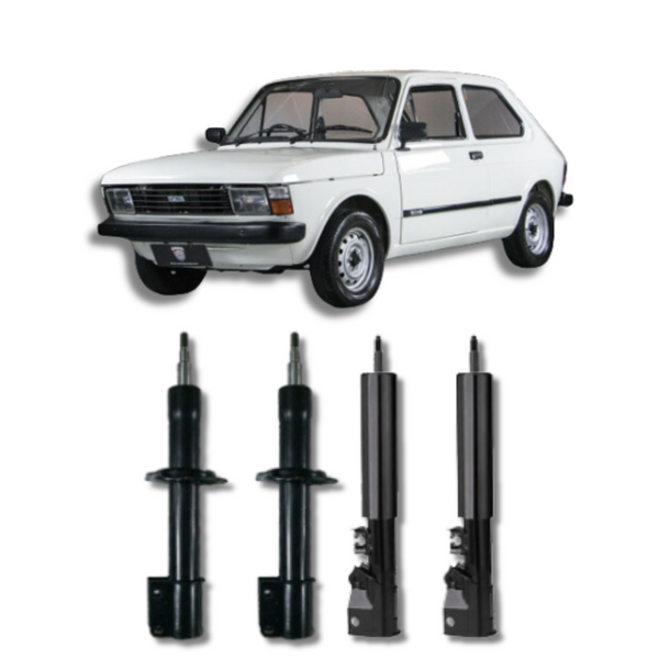 Kit Amortecedores Dianteiros e Traseiros Fiat 147 1976 Até 1986 - Remanufaturado - Felipe Moura Auto Peças