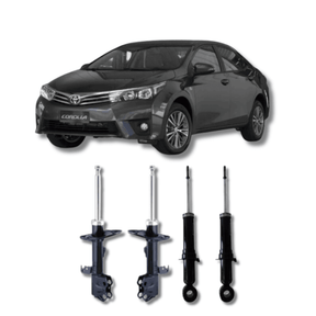 Kit Amortecedores Dianteiros e Traseiros Toyota Corolla Altis 2015 Até 2020 - Remanufaturado - Felipe Moura Auto Peças