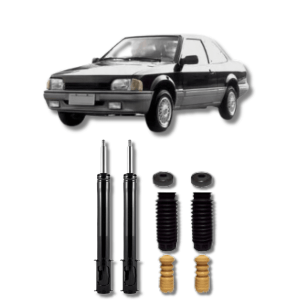 Amortecedores Traseiros com Kit de Batentes e Guarda-Pó Ford Escort/Verona Até 1992 e Hobby Até 1996 - Remanufaturado - Felipe Moura Auto Peças