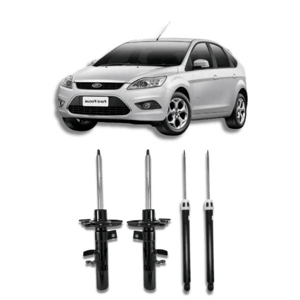 Kit Amortecedores Dianteiros e Traseiros Ford Focus 2014 até 2019 - Remanufaturado - Felipe Moura Auto Peças