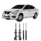 Kit de Amortecedores Dianteiros e Traseiros Nissan Versa/March 2014 até 2020 - Remanufaturado - Felipe Moura Auto Peças
