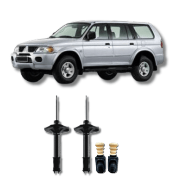 Amortecedores Dianteiros com Kit de Batentes e Guarda-Pó Mitsubishi Pajero 2005 Até 2010 - Remanufaturado - Felipe Moura Auto Peças