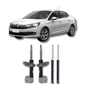 Kit Amortecedores Dianteiros e Traseiros Citroën C4 Pallas 2007 até 2014 - Remanufaturado - Felipe Moura Auto Peças