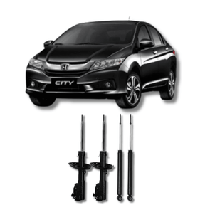 Kit Amortecedores Dianteiros e Traseiros Honda City/Fit 2009 Até 2014 - Remanufaturado - Felipe Moura Auto Peças