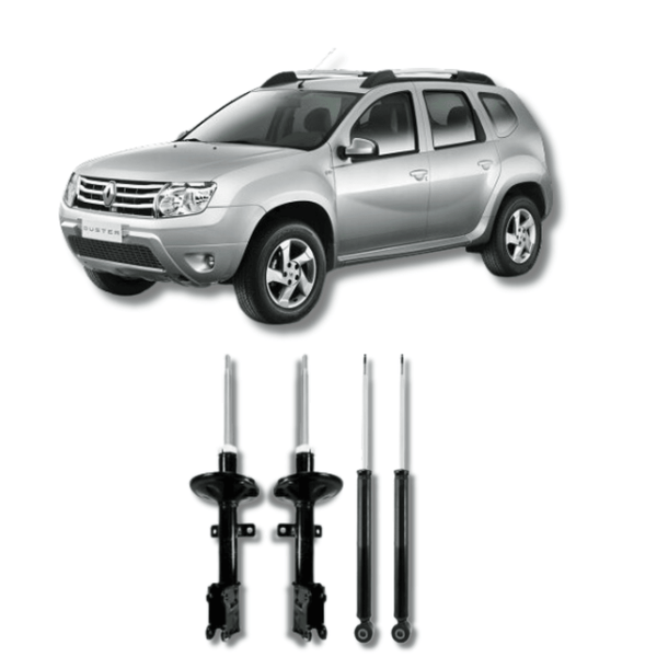 Kit Amortecedores Dianteiros e Traseiros Renault Duster 2011 Até 2018 - Remanufaturado - Felipe Moura Auto Peças