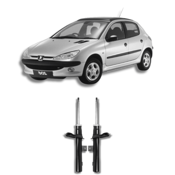 Amortecedor Dianteiro Peugeot 206 1998 Até 2016 - Remanufaturado - Felipe Moura Auto Peças