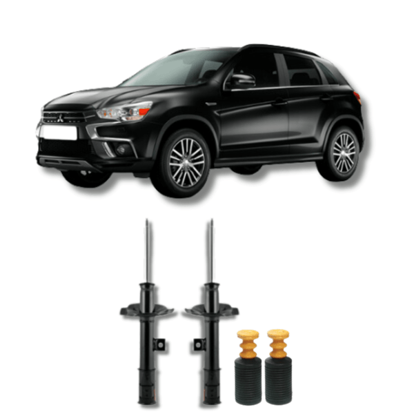 Amortecedores Dianteiros com Kit de Batentes e Guarda-Pó Mitsubishi ASX 2010 Até 2023 - Remanufaturado - Felipe Moura Auto Peças