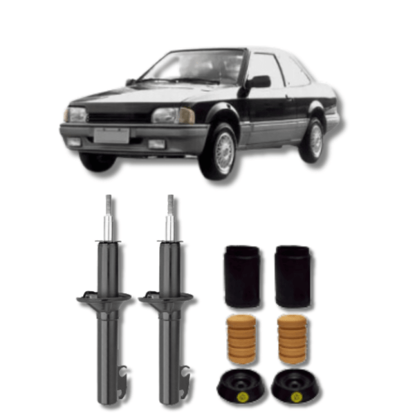 Amortecedores Dianteiros com Kit de Batentes e Guarda-Pó Ford Escort/Verona Até 1992 e Hobby Até 1996 - Remanufaturado - Felipe Moura Auto Peças