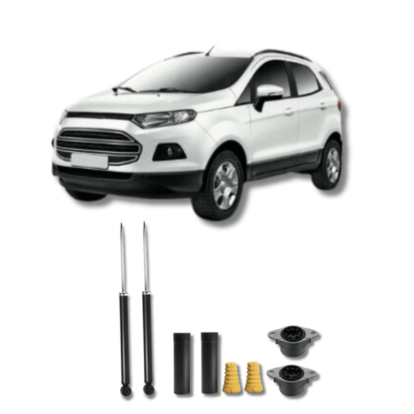 Amortecedores Traseiros com Kit de Batentes e Guarda-Pó Ford EcoSport 2015 Até 2021 - Remanufaturado - Felipe Moura Auto Peças