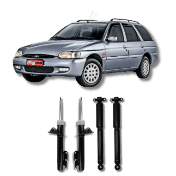 Kit Amortecedores Dianteiros e Traseiros Perua Escort Zetec 1997 até 2003 - Remanufaturado - Felipe Moura Auto Peças