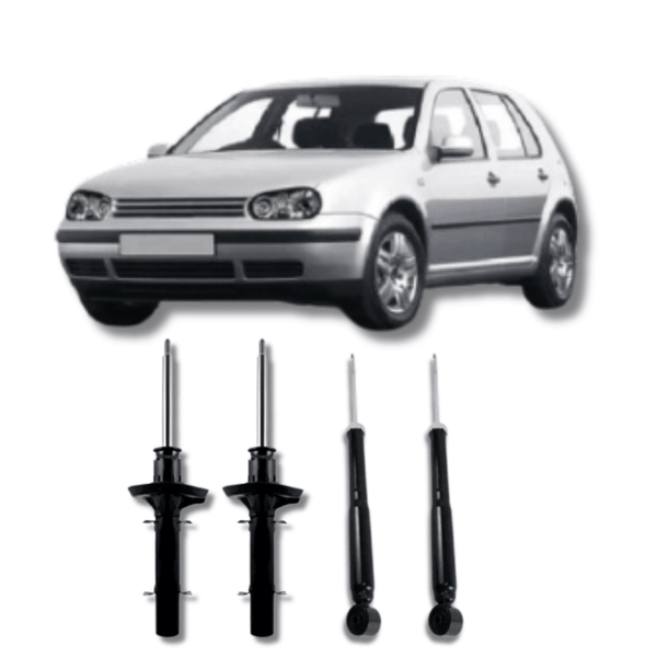 Kit Amortecedores Dianteiros e Traseiros Golf Moderno 1998 Até 2019 - Remanufaturado - Felipe Moura Auto Peças