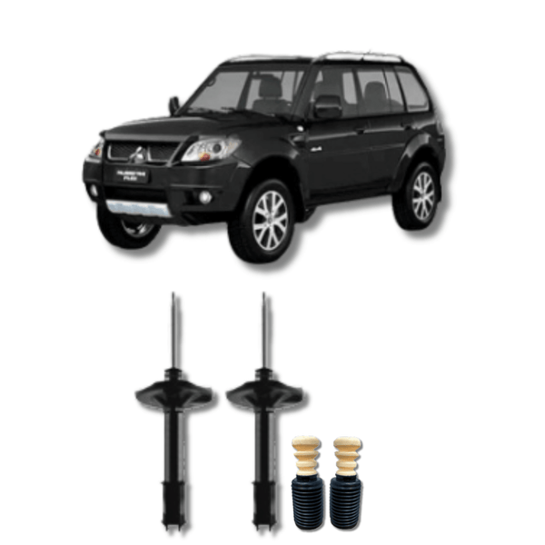 Amortecedores Dianteiros com Kit de Batentes e Guarda-Pó Mitsubishi Pajero TR4 2003 Até 2014 - Remanufaturado - Felipe Moura Auto Peças