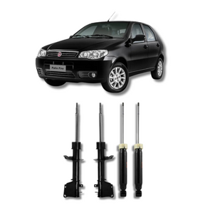 Kit de Amortecedores Dianteiro e Traseiro Fiat Palio Fire 2001 até 2017 - Remanufaturado - Felipe Moura Auto Peças