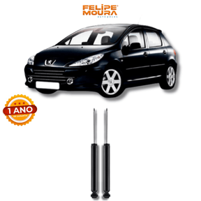Amortecedor Traseiro Peugeot 307 2002 Até 2012 - Remanufaturado - Felipe Moura Auto Peças