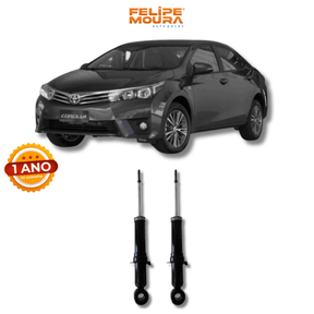 Amortecedor Traseiro Toyota Corolla Altis 2015 Até 2020 - Remanufaturado - Felipe Moura Auto Peças