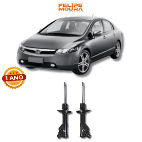 Amortecedor Dianteiro Honda Civic/New Civic 2006 Até 2011 - Remanufaturado - Felipe Moura Auto Peças