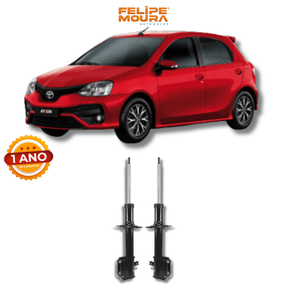 Amortecedores Dianteiros Toyota Etios 2012 Até 2021 - Remanufaturado - Felipe Moura Auto Peças