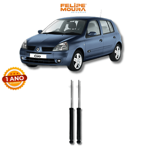 Amortecedor Traseiro Renault Clio 2000 Até 2011 - Remanufaturado - Felipe Moura Auto Peças