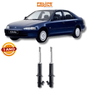 Amortecedores Dianteiros Honda Civic 1992 Até 2000 - Remanufaturado - Felipe Moura Auto Peças