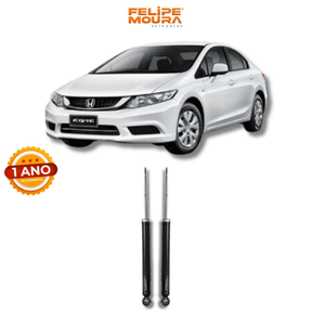 Amortecedor Traseiro Honda Civic G9 2012 Até 2016 - Remanufaturado - Felipe Moura Auto Peças