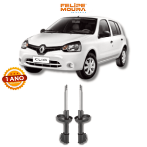 Amortecedor Dianteiro Renault Clio Pé Inclinado 2013 Até 2016 - Remanufaturado - Felipe Moura Auto Peças