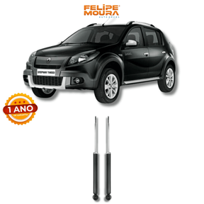 Amortecedores Traseiros Logan/Sandero Stepway 2014 Até 2019 - Remanufaturado - Felipe Moura Auto Peças