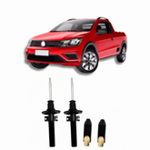 Amortecedores Dianteiros com Kit de Batentes e Guarda-Pó Saveiro G5/G6 2008 Até 2016 - Remanufaturado