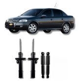 Kit Completo de Amortecedores Dianteiros e Traseiros Astra 1996 Até 2017 com Kits de Batentes e Guarda-Pó - Remanufaturado
