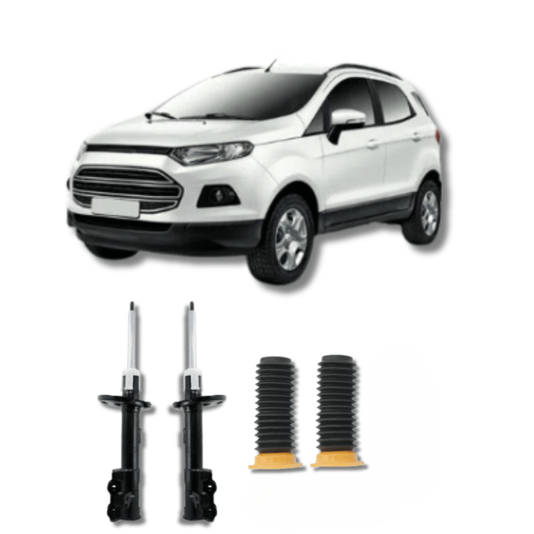 Amortecedores Dianteiros com Kit de Batentes e Guarda-Pó Ford EcoSport 2013 Até 2021 - Remanufaturado