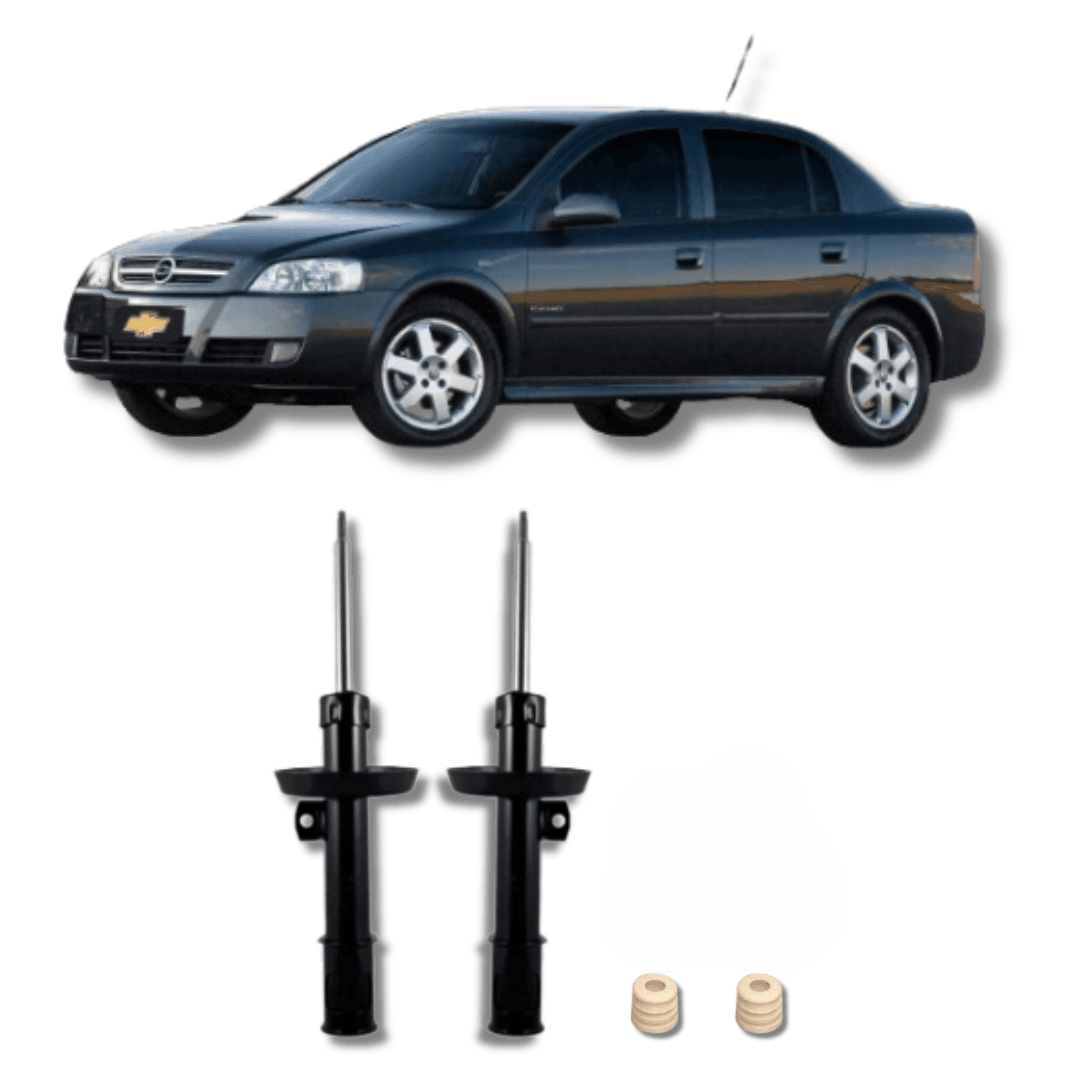 Amortecedores Dianteiros Astra 1996 Até 2017 com Kit de Batentes e Guarda-Pó - Remanufaturado