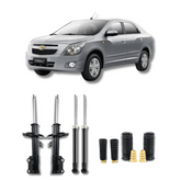 Kit Completo de Amortecedores Dianteiros e Traseiros Cobalt 2012 Até 2016 com Kits de Batentes e Guarda-Pó - Remanufaturado