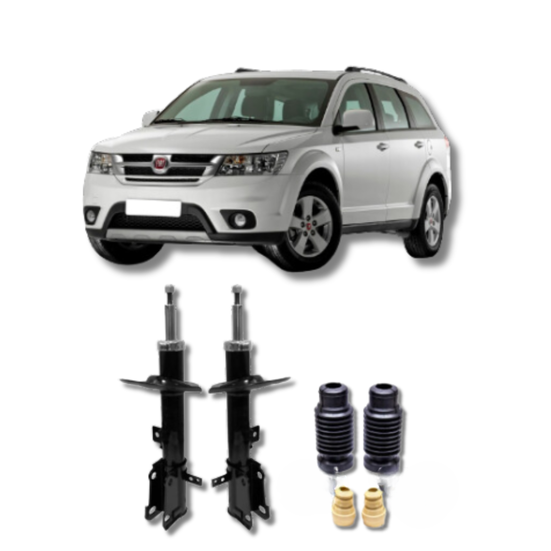 Amortecedores Dianteiros com Kit de Batentes e Guarda-Pó Fiat Freemont 2011 até 2016 - Remanufaturado